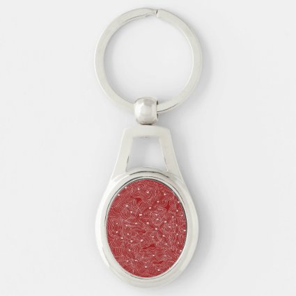 Pick any Color Abstract Zentangle Inspired Art Keychain
