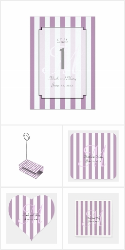 Pick Any Color Stripes Wedding or Event Suite