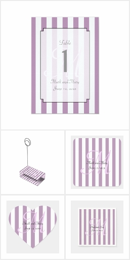 Pick Any Color Stripes Wedding or Event Suite