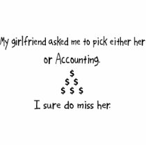 Pick Girlfriend or Accounting photo sculptures by whatitis Pick Girlfriend or Accounting photo sculptures