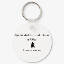 Pick Girlfriend or Aikido keychains