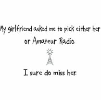 Pick Girlfriend or Amateur Radio photo sculptures