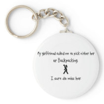 Pick Girlfriend or Backpacking Keychain