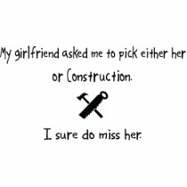 Pick Girlfriend or Construction photo sculptures by whatitis Pick Girlfriend or Construction photo sculptures