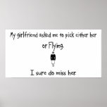 Pick Girlfriend or Flying posters