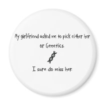 Pick Girlfriend or Genetics magnets