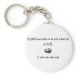 Pick Girlfriend or HVAC keychains