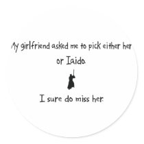 Pick Girlfriend or Iaido stickers
