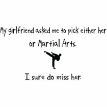 Pick Girlfriend or Martial Arts photo sculptures