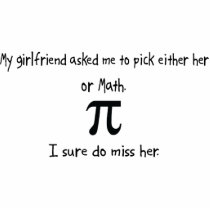 Pick Girlfriend or Math photo sculptures