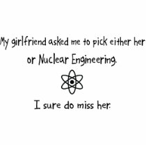 Pick Girlfriend or Nuclear Engineering Photo Sculpture
