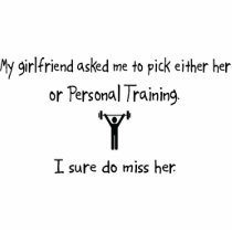 Pick Girlfriend or Personal Training photo sculptures