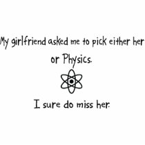 Pick Girlfriend or Physics Photo Cut Outs