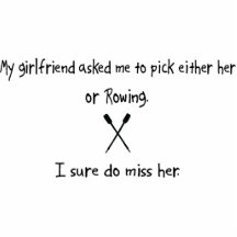 Pick Girlfriend or Rowing Acrylic Cut Out