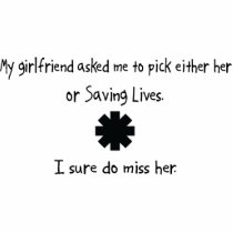 Pick Girlfriend or Saving Lives photo sculptures by whatitis Pick Girlfriend or Saving Lives photo sculptures