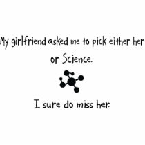 Pick Girlfriend or Science photo sculptures by whatitis Pick Girlfriend or Science photo sculptures