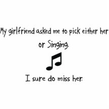 Pick Girlfriend or Singing Acrylic Cut Outs