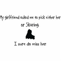 Pick Girlfriend or Skating Photo Cutouts