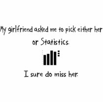 Pick Girlfriend or Statistics photo sculptures