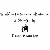 Pick Girlfriend or Stenography photo sculptures