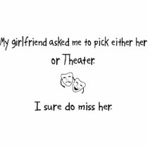Pick Girlfriend or Theater photo sculptures