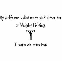 Pick Girlfriend or Weight Lifting photo sculptures by whatitis Pick Girlfriend or Weight Lifting photo sculptures