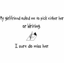 Pick Girlfriend or Writing Photo Cutouts