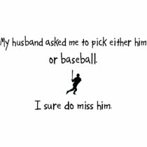 Pick Husband or Baseball Acrylic Cut Outs