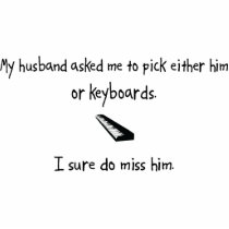 Pick Husband or Keyboards photo sculptures