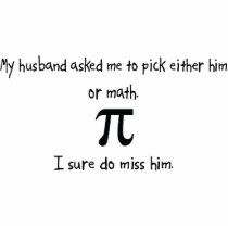 Pick Husband or Math photo sculptures