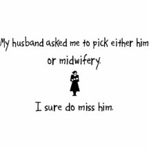Pick Husband or Midwifery Cut Outs