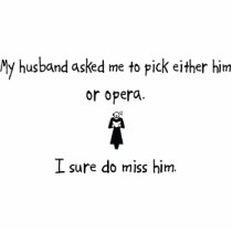 Pick Husband or Opera photo sculptures