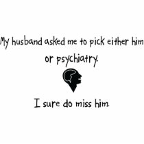 Pick Husband or Psychiatry photo sculptures