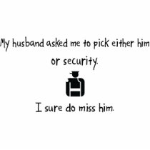 Pick Husband or Security photo sculptures