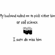 Pick Husband or Soil Science photo sculptures