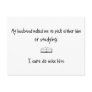 Pick Husband or Studying Postcard
