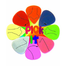 "Pick It" Guitar Picks with Noses t-shirts by nuclearswan "Pick It" Guitar Picks with Noses t-shirts