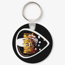 PICK SHAPED CLOWN KEY CHAIN keychains