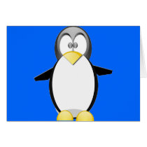 Pick Up A Penquin Greeting Cards