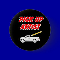 Pick Up Artist Button