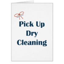Pick Up Dry Cleaning Reminders