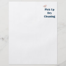 dry cleaner flyer