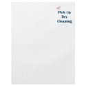 Pick Up Dry Cleaning Reminders Custom Flyer