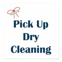Pick Up Dry Cleaning Reminders Print