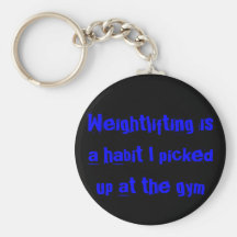Pick Up Weightlifting Key Chains