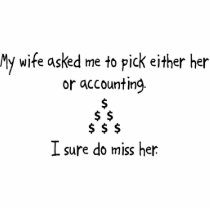 Pick Wife or Accounting photo sculptures by 1000suns Pick Wife or Accounting photo sculptures