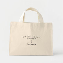 Pick Wife or Amateur Radio Tote Bags