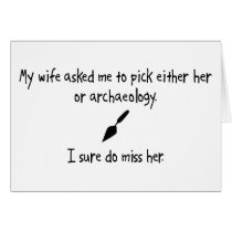 Pick Wife or Archaeology cards by 1000suns Pick Wife or Archaeology cards