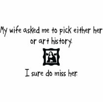 Pick Wife or Art History photo sculptures