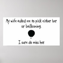 Pick Wife or Ballooning Print